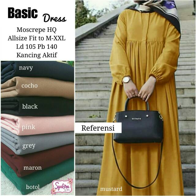 Jual Basic Dress | Shopee Indonesia
