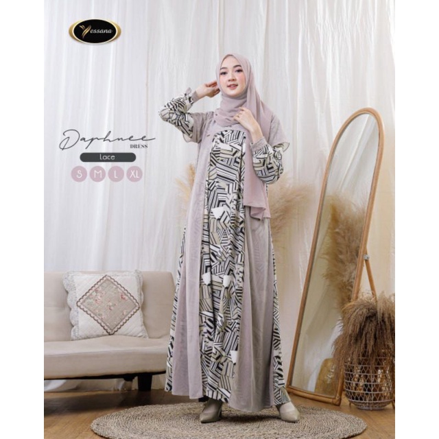 Jual NEW DAPHNEE DRESS ORI YESSANA/ Dress cantik simpel | Shopee Indonesia