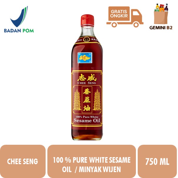 Jual Chee Seng Pure White Sesame Oil Minyak Wijen Murni Ml Shopee Indonesia