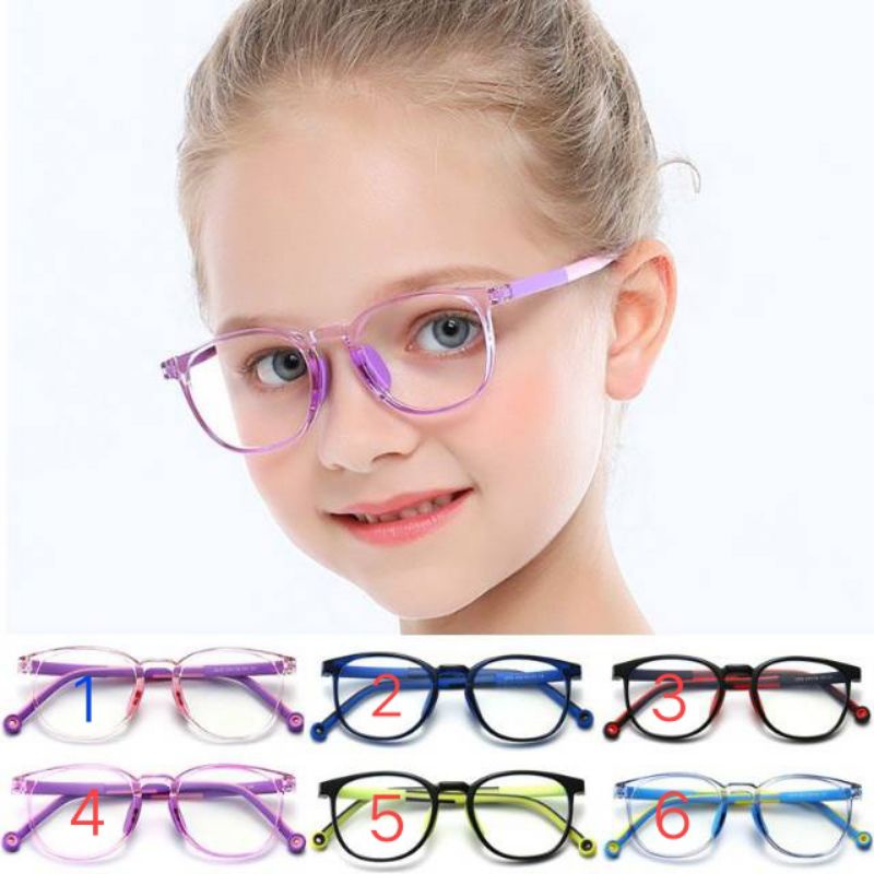 Jual kacamata anak lensa blueray normal bisa minus anti radiasi