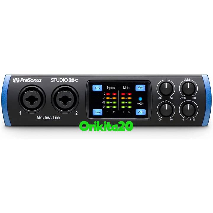 Jual PreSonus Studio 26c Desktop 2x4 USB Type-C Audio/MIDI Interface ...