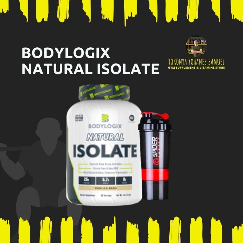 Jual Bodylogix Natural isolate 4 lb Whey protein isolate Shopee Indonesia