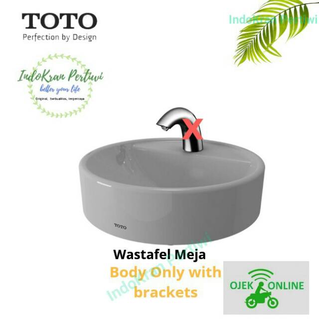 Jual Wastafel Meja Toto L652d Body Only Wastafel Toto Ojek Online Shopee Indonesia 4677