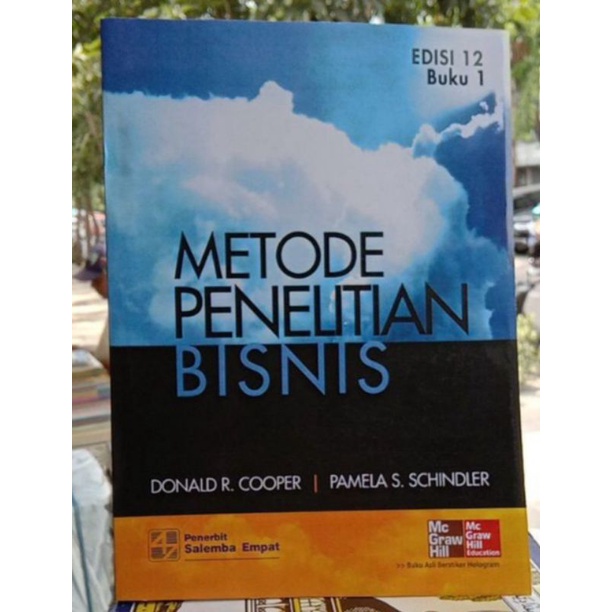 Jual Metode Penelitian Bisnis Edisi 12 Buku 1 By Donald R. Cooper ...