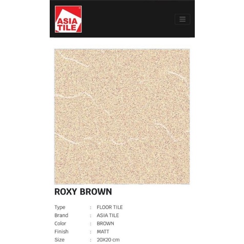 Jual KERAMIK ASIA ROXY SERIES 20X20 KW A | Shopee Indonesia