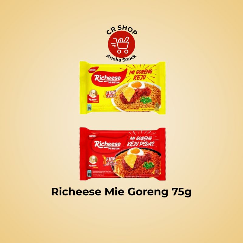Jual PROMO!!! Richeese Mie Goreng All Variant @75g | Shopee Indonesia