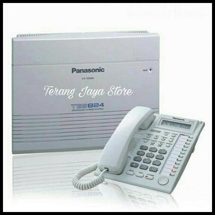 Jual Pabx Panasonic Kx-Tes824 + Telepon Master Kx-T7730 (Putih ...