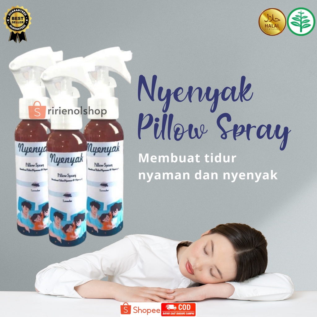 Jual Solusi INSOMNIA parah NYENYAK PILLOW SPRAY obat tidur semprot aman  tidur menjadi lelap | Shopee Indonesia