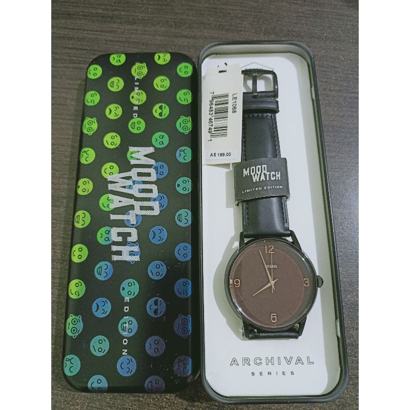 Jual PRELOVED FOSSIL LE1068 BLACK MOOD WATCH LIMITED EDITION Shopee Indonesia