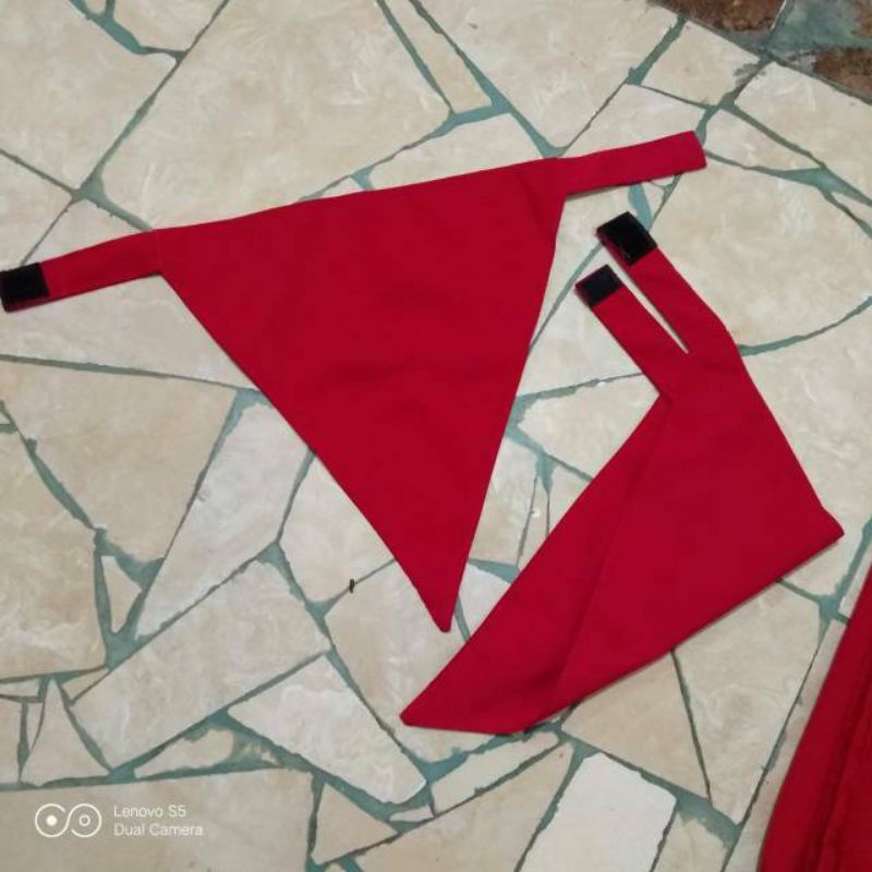 Jual Syal/slayer Paskibra merah polos perekat | Shopee Indonesia