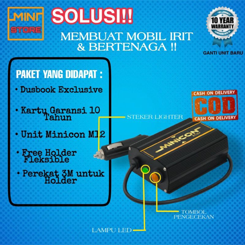 Jual VOLT STABILIZER AKI ACCU MOBIL MINICON M12 | Shopee Indonesia