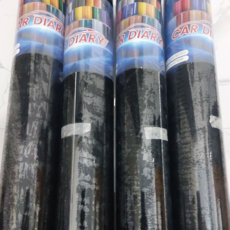 Jual Stiker warna hitam gloss per roll | Shopee Indonesia