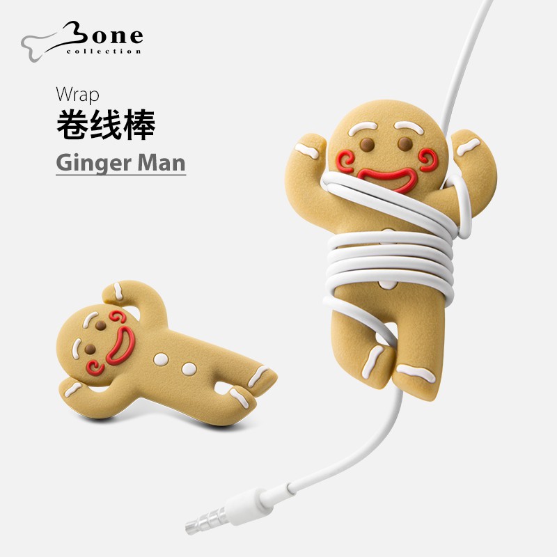 Jual Sale Murah Ginger Man Bread for Handsfree Brown / Pengikat Kabel ...