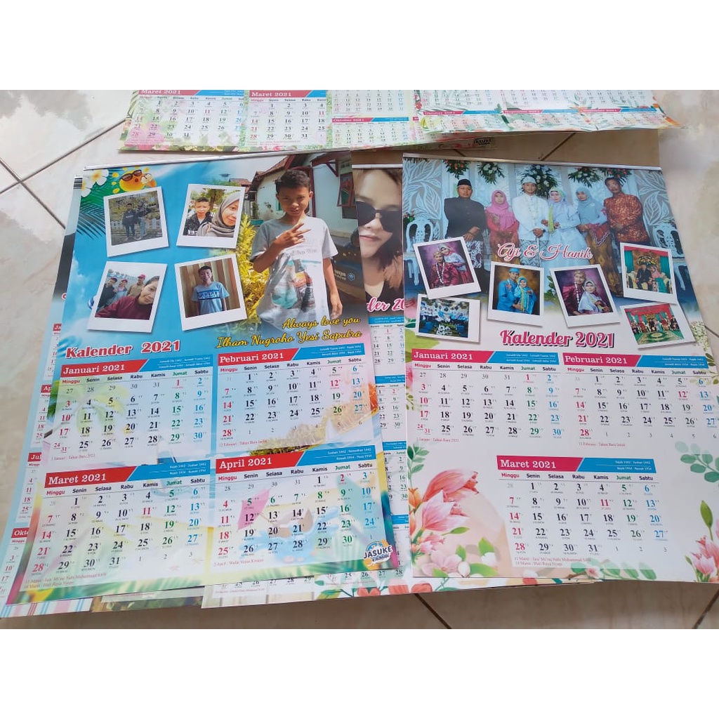 Jual Kalender 2023 Custom Foto Lengkap Masehi Hijriyah Jawa Shopee Indonesia 5191