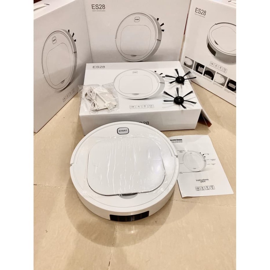Jual ES28 SMART VACUUM CLEANER SWEEPING ROBOT VACUM PENYEDOT DEBU Alat