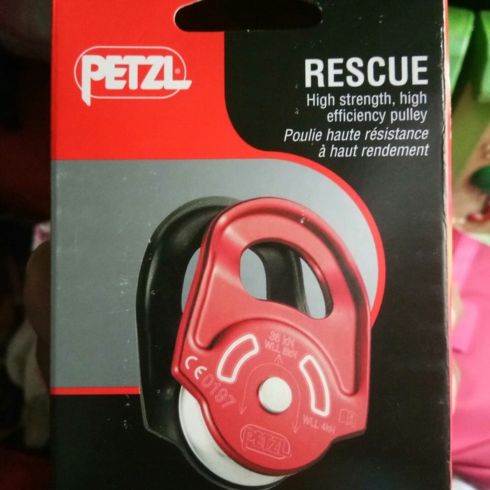 Poulie De Sauvetage Petzl P50A - Pour Escalade, Secours, Travaux En Hauteur - Occasion, Fonctionnelle