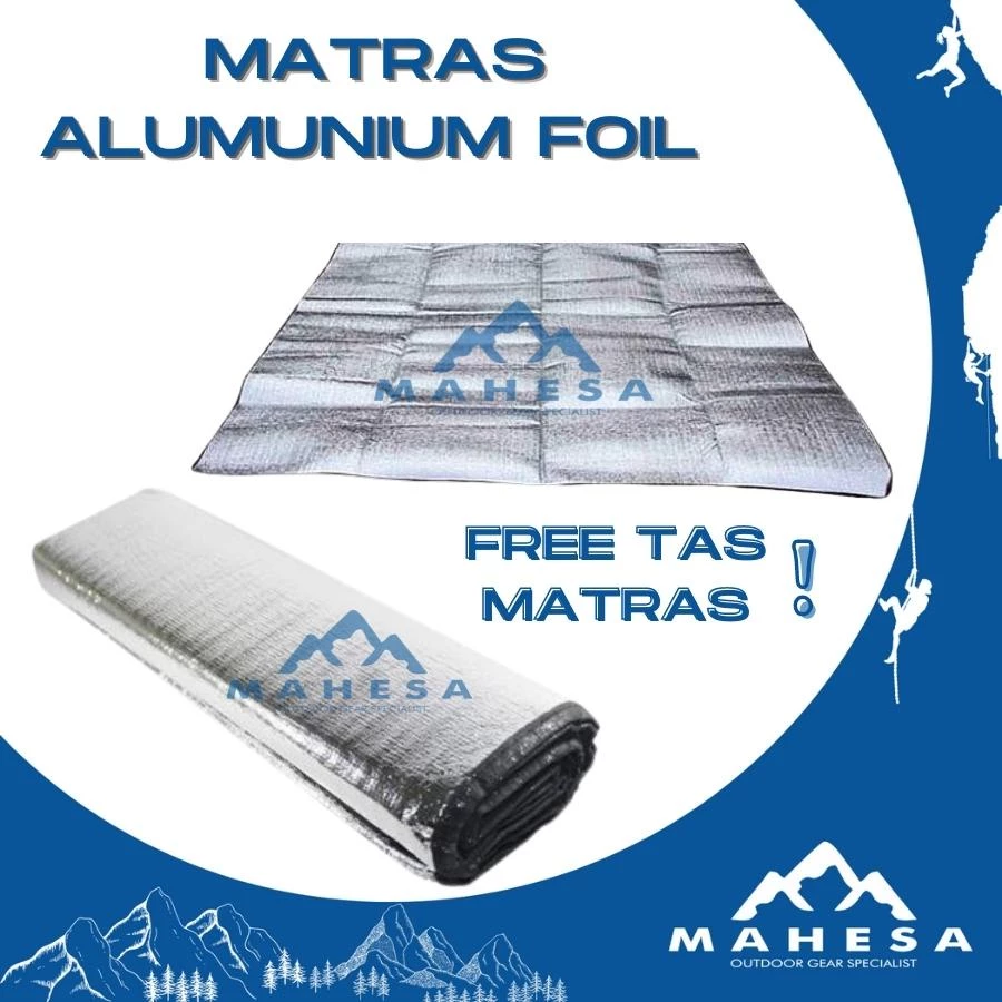 Matras Alumunium Foil Anti Dingin di Tenda
