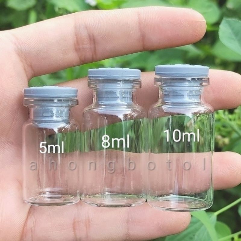 Jual botol vial kaca 5ml 10ml 20ml | Shopee Indonesia