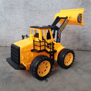 Jual Mainan Truk Buldozer Kontruksi Edukasi - Miniatur Truck Traktor 