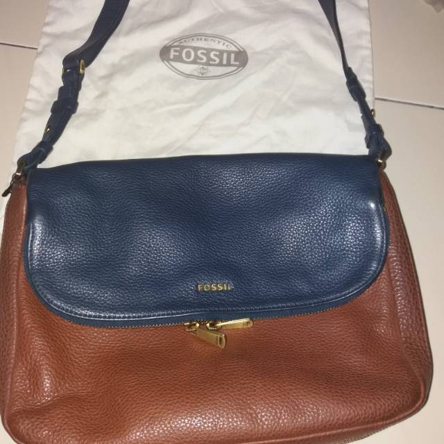 Tas fossil fossil bag original preston flap large multi blue