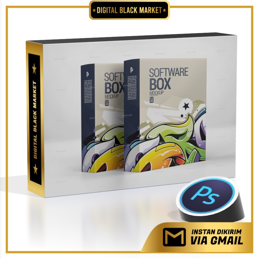 Jual Software Box Mockup - Photoshop | Shopee Indonesia