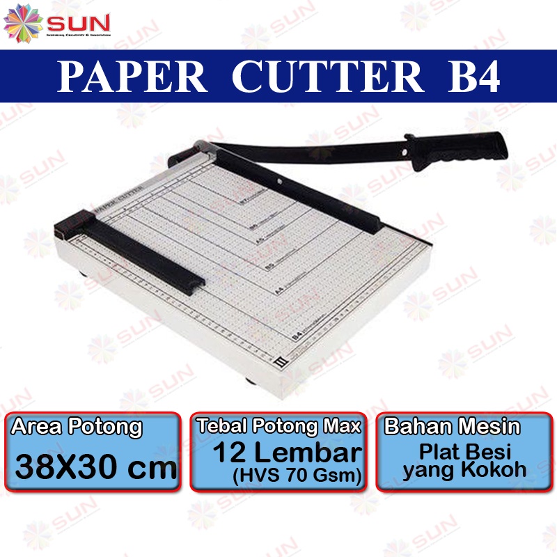 Jual Paper Cutter Folio F4 B4 Alat Potong Mesin Pemotong Kertas