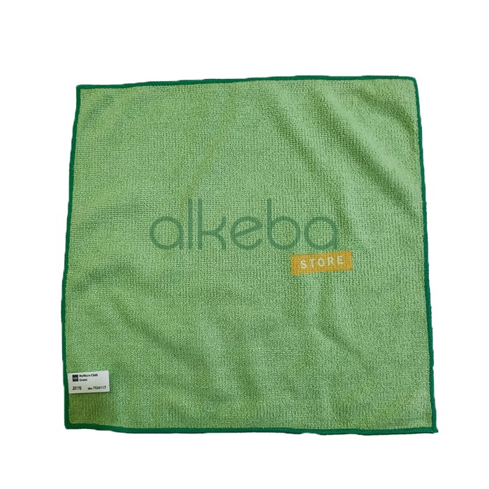 Jual diversey taski mymicro cloth green / Lap microfiber hijau 40 x 40 ...