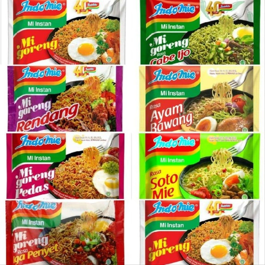 Jual Indomie Aneka Rasa 70gram Indomie Kuah Varian Rasa Indomie