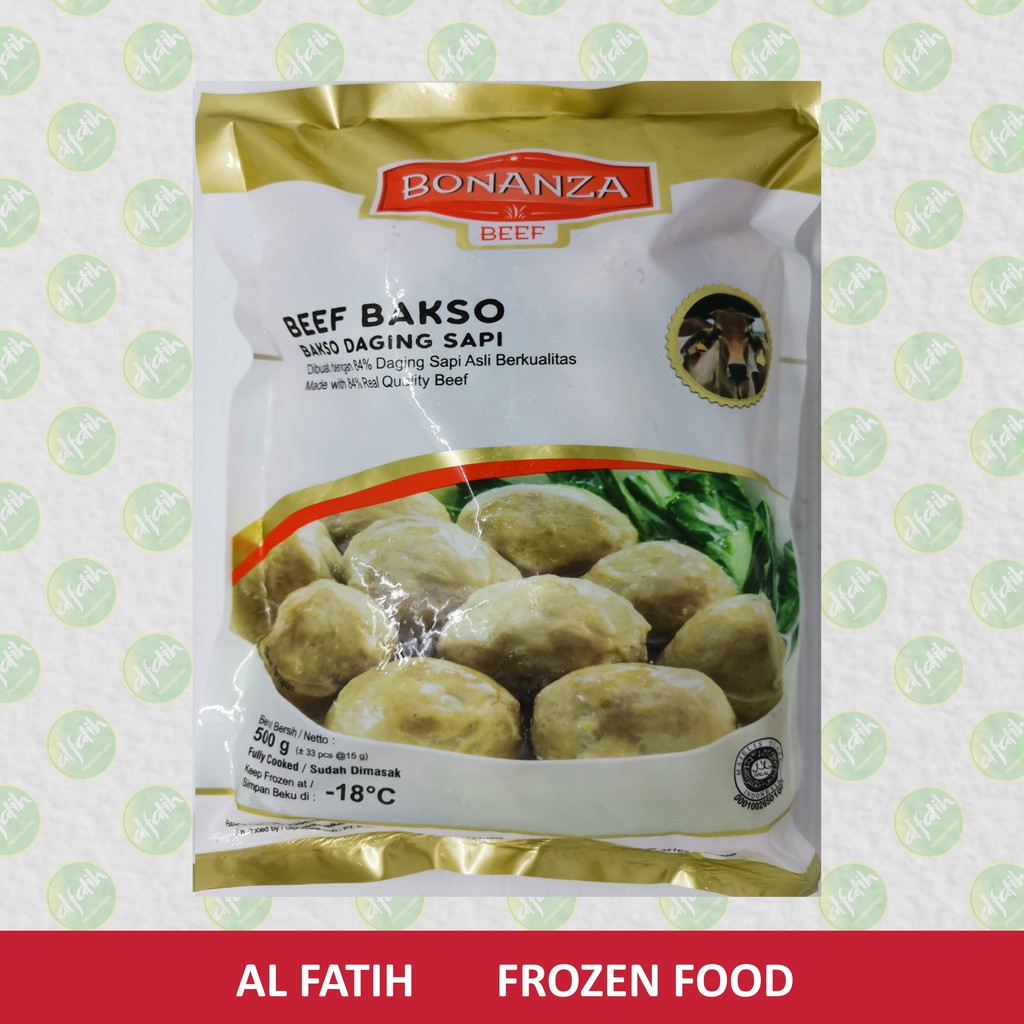 Jual Bonanza Gold Bakso Sapi 500gr 33 Butir Shopee Indonesia