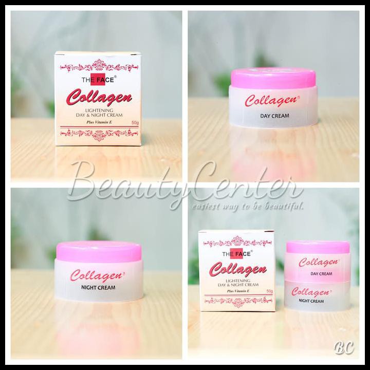 Jual BERKASIAT CREAM COLLAGEN THE FACE / DAY & NIGHT / BPOM ORIGINAL