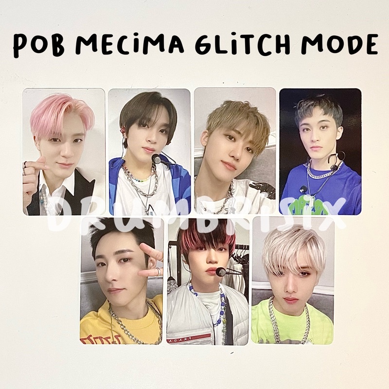 Jual READY PC OFFICIAL BENEFIT Mecima NCT DREAM GLITCH MODE x Mecima ...