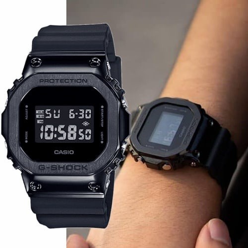 Jual BISA COD Gshock Casio Gm 5600 B1 Original made in Thailand Camo army Shopee Indonesia