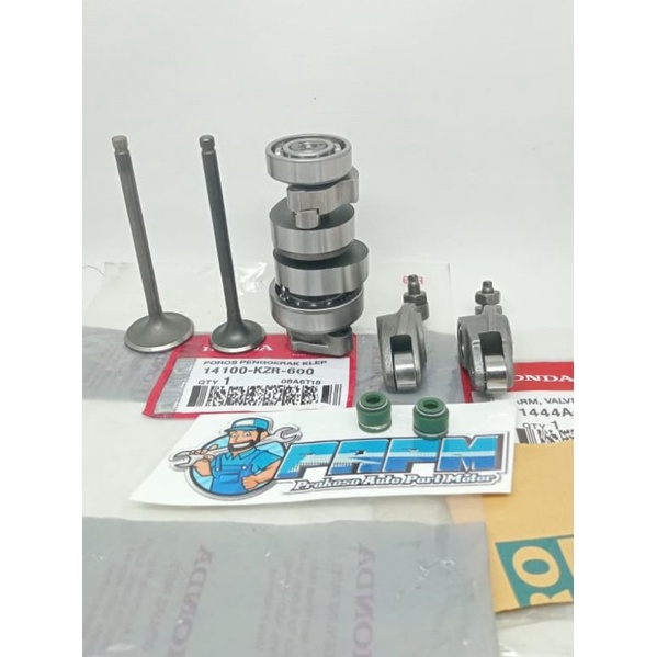 Jual Noken As + Pelatuk Klep + Klep Set + Seal Klep Vario 125 FI CBS ...