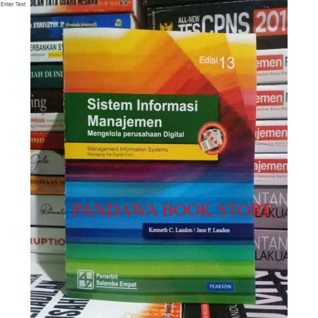 Jual Full !!! Sistem Informasi Manajemen Edisi 13 By Kenneth C. Loudon ...