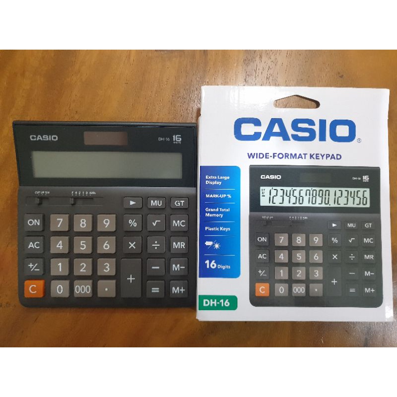 Jual Kalkulator Casio DH-16 (16Digit) | Shopee Indonesia