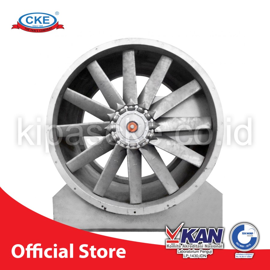 Jual CKE Axial Drum Fan 40 Inch AFB-TET1000/7.5KW/4/3 Blower Gedung (PO ...