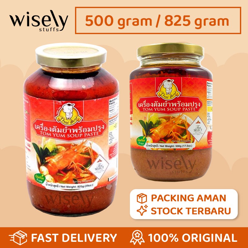 Jual Thai boy tom yum soup paste 500 875 gram ORIGINAL BPOM HALAL ...