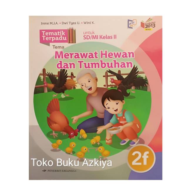 Jual Buku Tematik 2F Kelas 2 sd K13N Erlangga | Shopee Indonesia