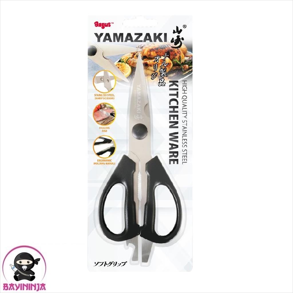 BAGUS Yamazaki Gunting Dapur Stainless Steel 21 cm