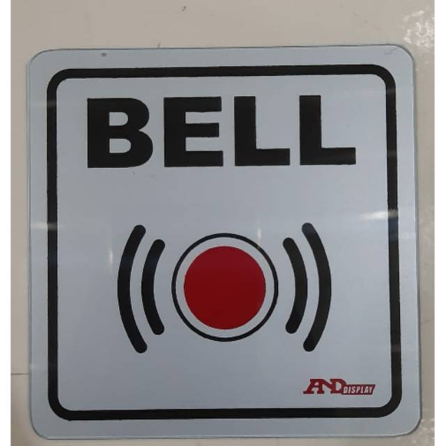Jual Sign label BELL ,sign board akrilik , sign label pvc | Shopee ...