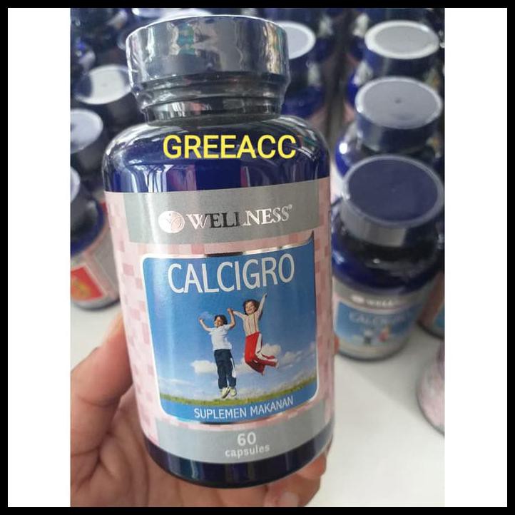 Jual Wellness Calcigro 60 Kapsul Calcigrow Calcium Boron Calci Gro Grow ...