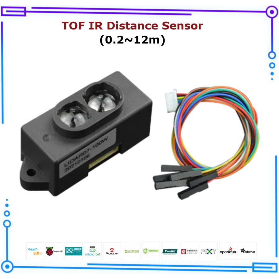 Jual TOF IR Distance Sensor (0.2~12m) | Shopee Indonesia