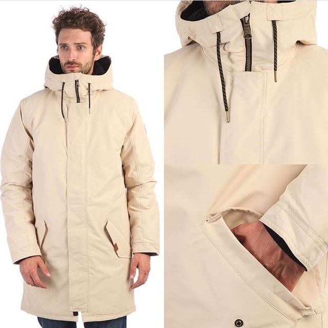 Jual Quiksilver Altai Cream Jacket Parka Waterproof QS JKT 23 Shopee Indonesia