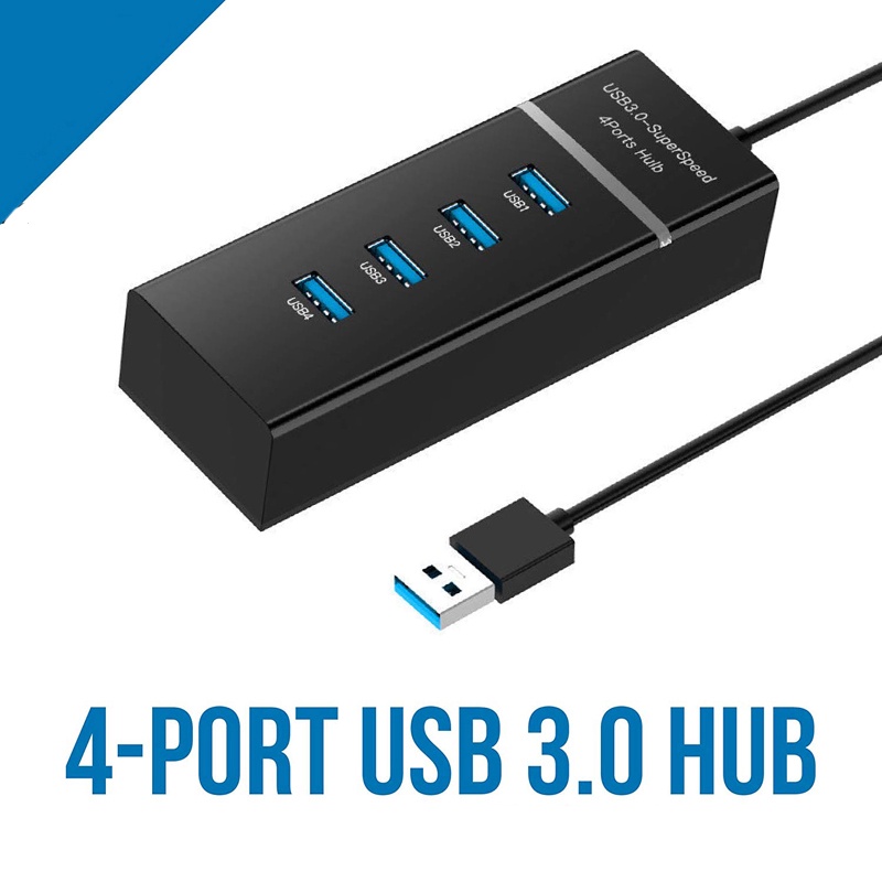 Jual High Speed 4 Ports Usb Hub 3 0 Adapter Aksesoris Kompute Computer