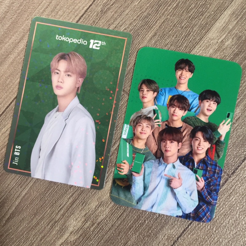 Jual [READY STOCK] PC Photocard BTS OT7 Seokjin Butter Cream Peach ...