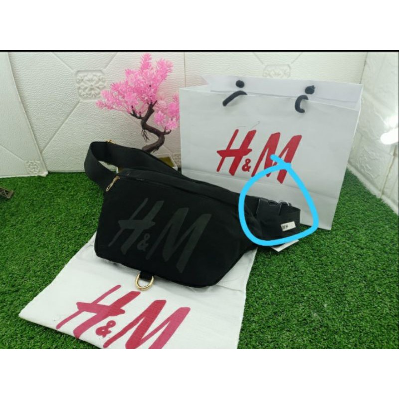 H M WAIST BAG Velvet ORI TAS PINGGANG HNM WAIST BAG HnMM