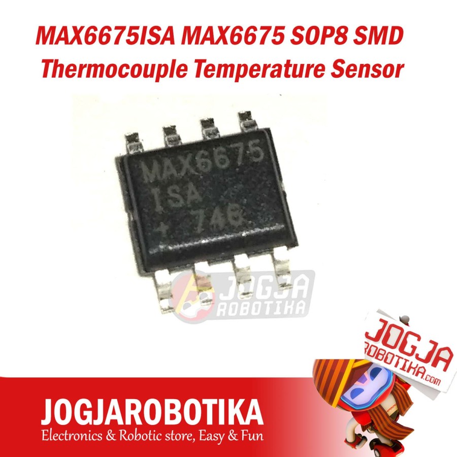 Jual MAX6675ISA MAX6675 SOP8 SMD Thermocouple Temperature Sensor ...