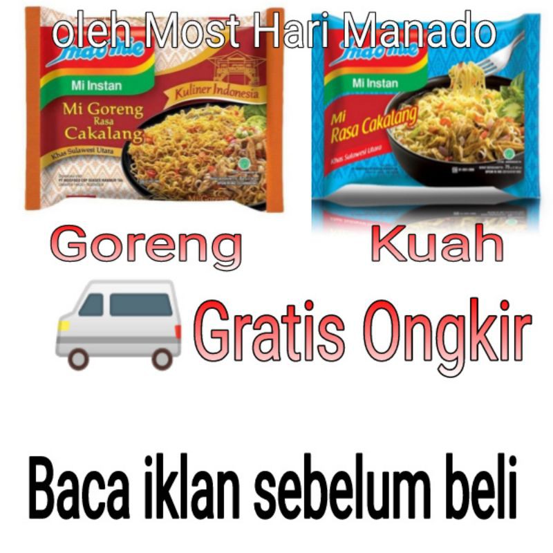 Jual INDOMIE CAKALANG GORENG Kuah INDOMIE CAKALANG Kuah | Shopee Indonesia