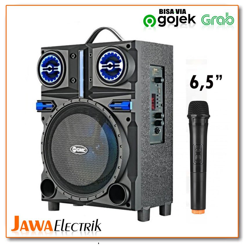 Jual Gmc Q Speaker Portable Ampli Meeting Bluetooth Inch