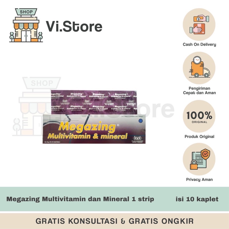 Jual Megazing 1 strip isi 10 tablet | Shopee Indonesia